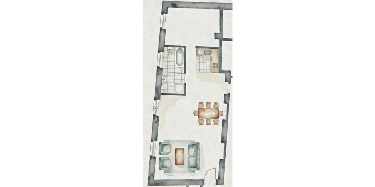 Etagenwohnung Aschaffenburg Österreicher Kolonie - 2 Zimmer, 73 m&sup2;, 950&euro; | Angebot:25324161