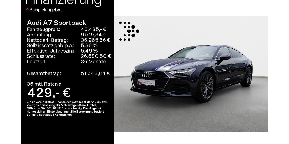 Audi A7 60.490 km 46.485 &euro; Linsengericht 63589