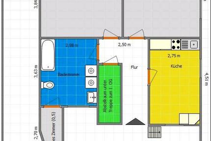 Wohnung Hanau Kesselstadt - 2.5 Zimmer, 64 m&sup2;, 850&euro; | Angebot:26305401