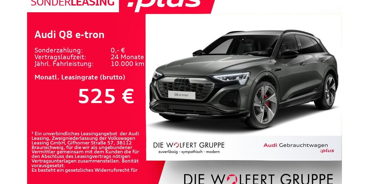 Audi Q8 e-tron 45.950 km 52.985 &euro; Großwallstadt 63868