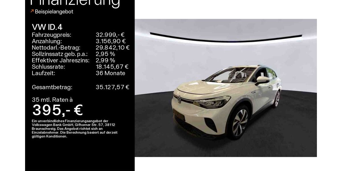 VW ID.4 54.100 km 32.999 &euro; Linsengericht 63589