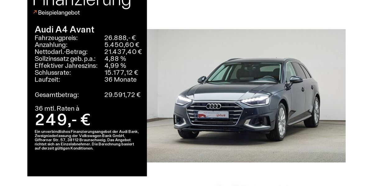 Audi A4 69.500 km 26.888 &euro; Mühlheim 63165