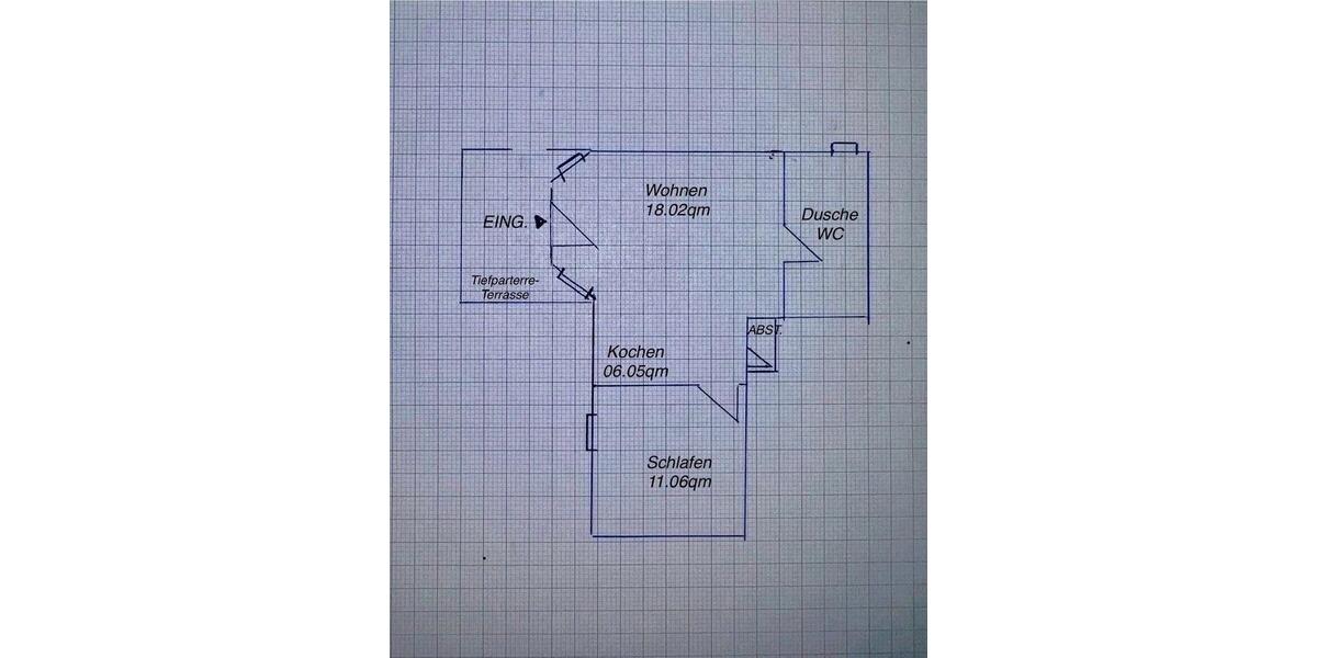 Etagenwohnung Groß-Bieberau Bieberau - 2 Zimmer, 42 m&sup2;, 600&euro; | Angebot:25977150
