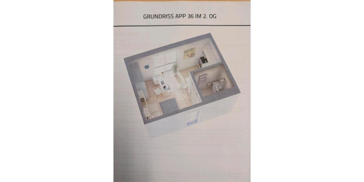 Etagenwohnung Haibach - 1 Zimmer, 22 m&sup2;, 120.000&euro; | Angebot:26272790