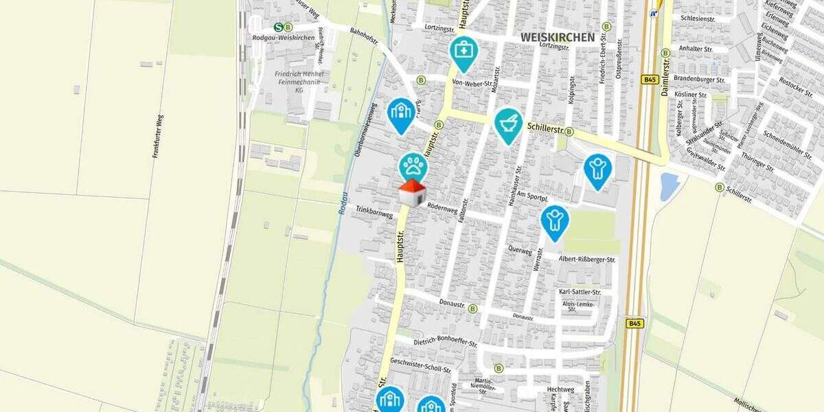 Einfamilienhaus Rodgau Weiskirchen - 6 Zimmer, 136 m&sup2;, 559.000&euro; | Angebot:25822214