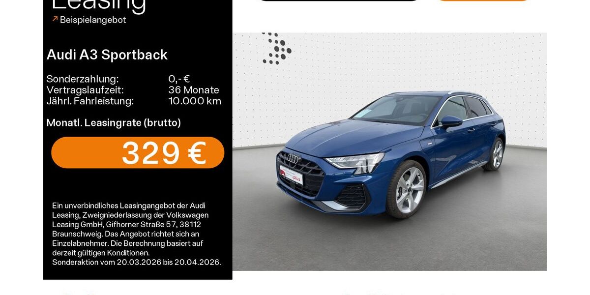 Audi A3 8.800 km 40.729 &euro; Hanau 63452