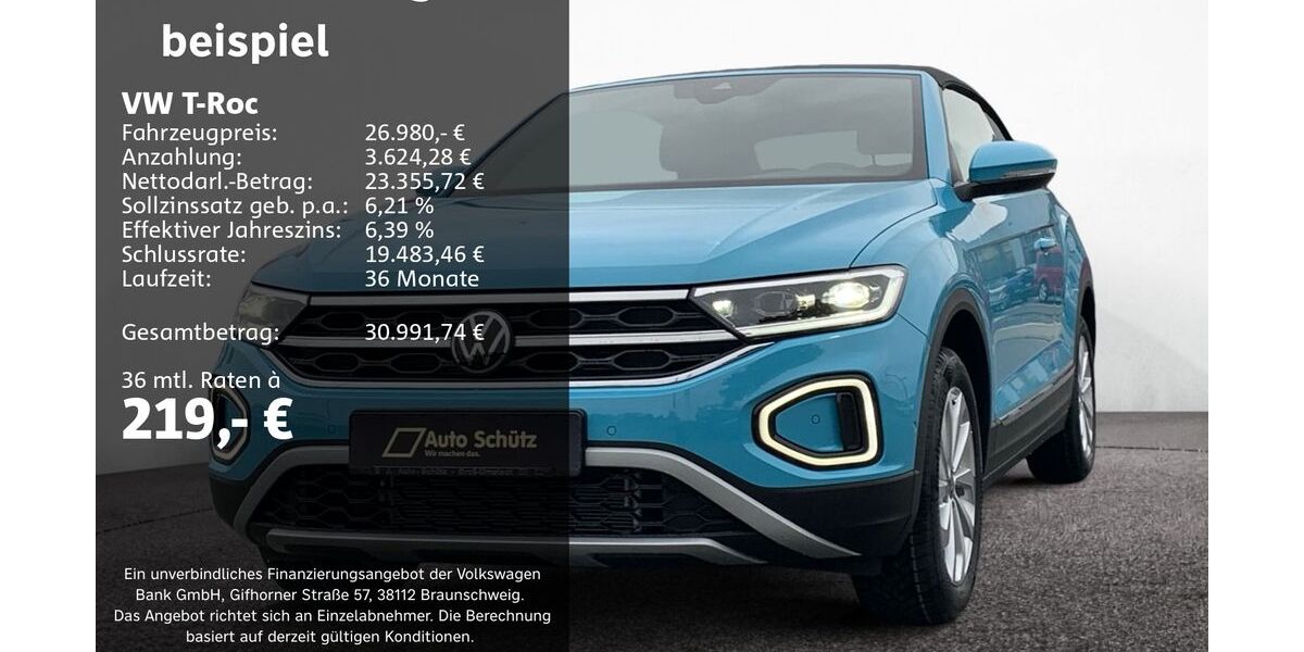 VW T-Roc 7.500 km 26.980 &euro; Groß-Umstadt 64823