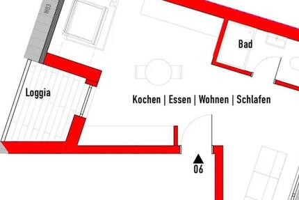 Wohnung Goldbach - 1 Zimmer, 34 m&sup2;, 550&euro; | Angebot:25978860