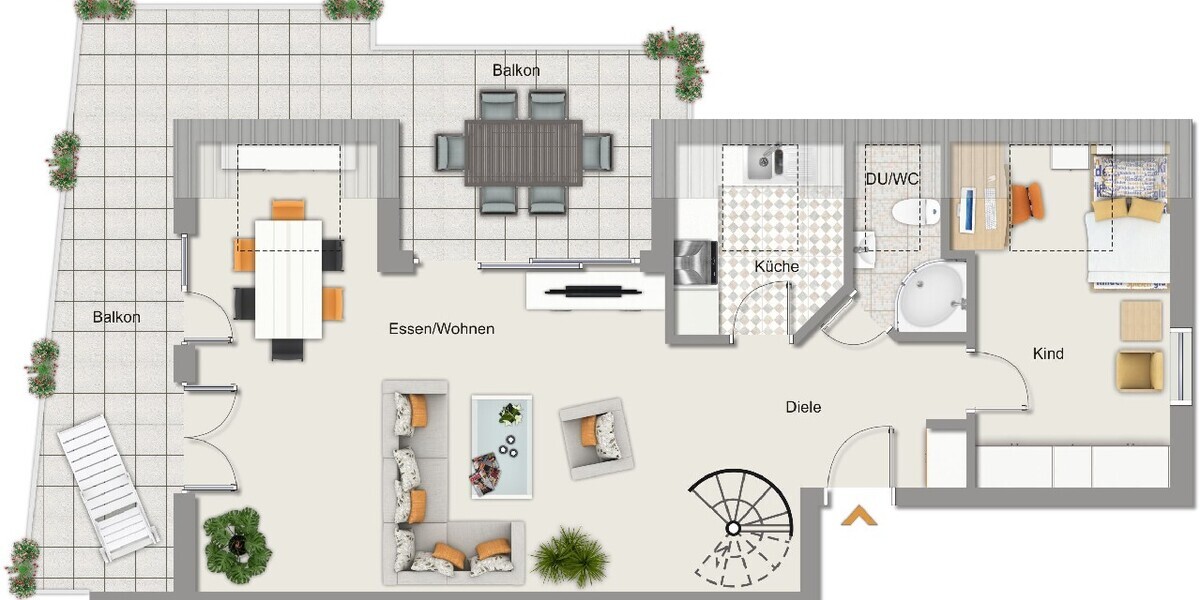 albero:) Wohnqualität direkt am Main - Maisonettenwohnung Mainhausen Mainflingen | Angebot:26680156
