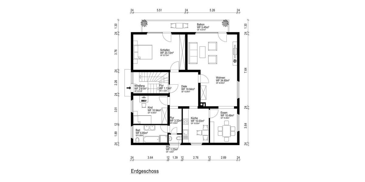 Einfamilienhaus Gelnhausen Hailer - 7 Zimmer, 194 m&sup2;, 575.000&euro; | Angebot:25742107