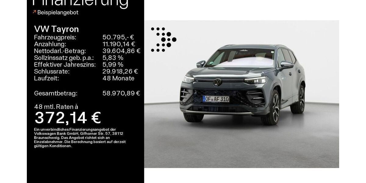 VW Tayron 24.900 km 50.795 &euro; Mühlheim 63165