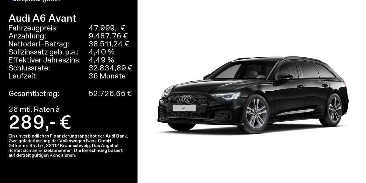 Audi A6 28.500 km 47.999 &euro; Linsengericht 63589