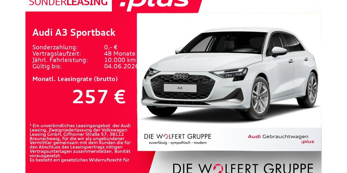 Audi A3 22.619 km 29.995 &euro; Großwallstadt 63868