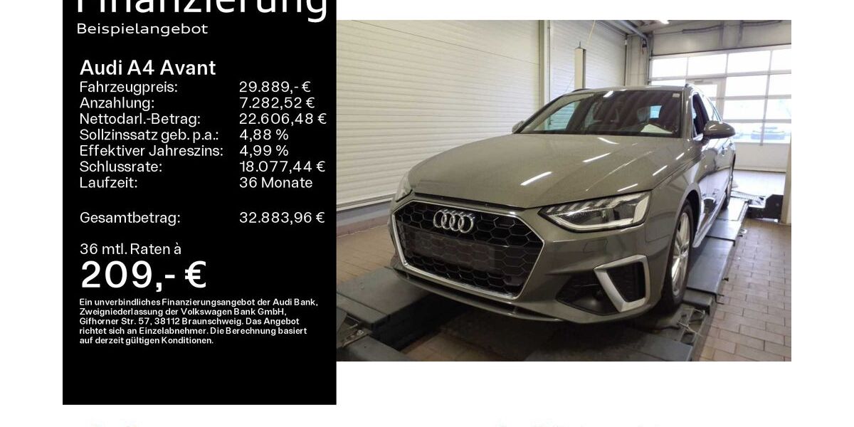 Audi A4 82.800 km 29.379 &euro; Hanau 63452