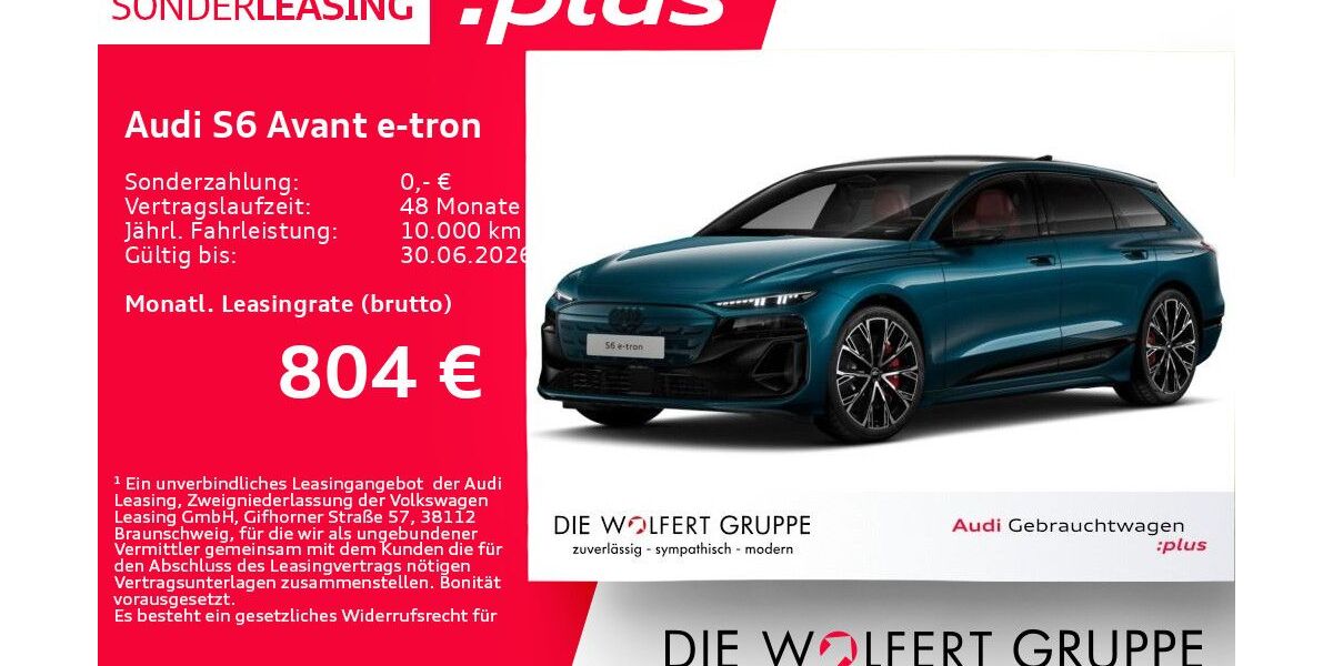 Audi S6 e-tron 16.428 km 87.410 &euro; Großwallstadt 63868