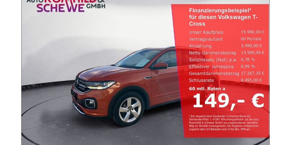 VW T-Cross 91.500 km 15.790 &euro; Dieburg 64807