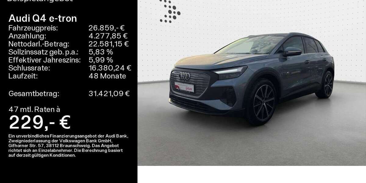 Audi Q4 e-tron 34.500 km 26.859 &euro; Hanau 63452
