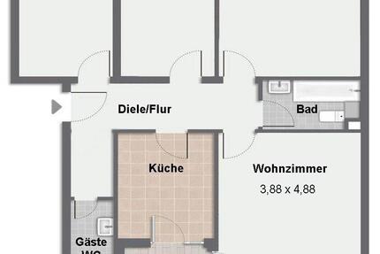 Wohnung Großostheim - 4 Zimmer, 87 m&sup2;, 325.000&euro; | Angebot:26123011