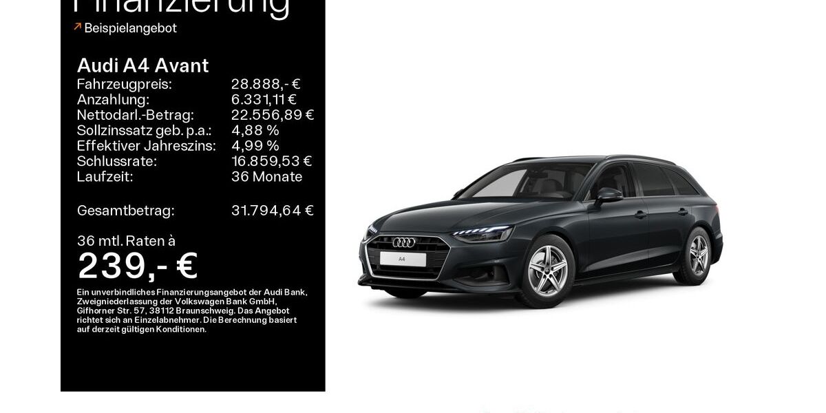 Audi A4 69.700 km 28.888 &euro; Mühlheim 63165