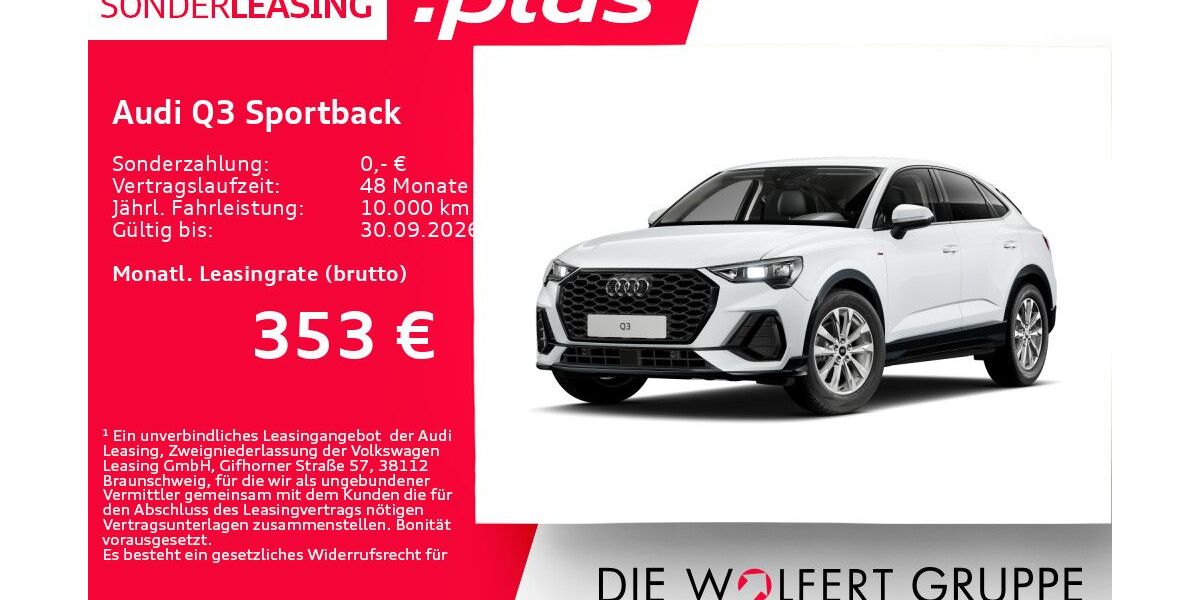 Audi Q3 3.362 km 34.985 &euro; Großwallstadt 63868