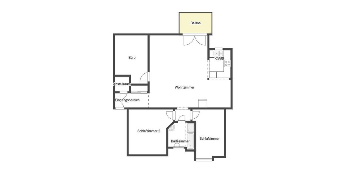 Etagenwohnung Kahl am Main - 4 Zimmer, 82 m&sup2;, 259.000&euro; | Angebot:26016697