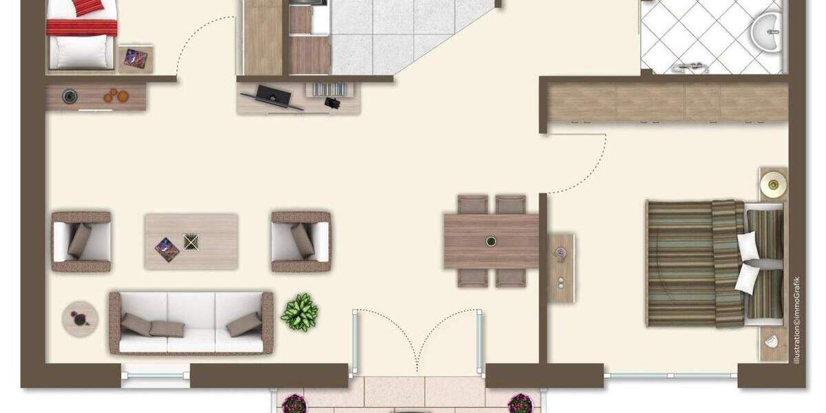 Etagenwohnung Stockstadt am Main - 3 Zimmer, 78 m&sup2;, 359.000&euro; | Angebot:25777964