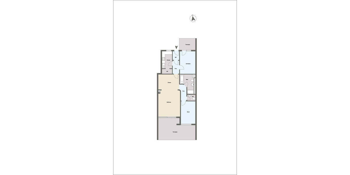 Etagenwohnung Mainaschaff - 3 Zimmer, 95 m&sup2;, 255.000&euro; | Angebot:25778908