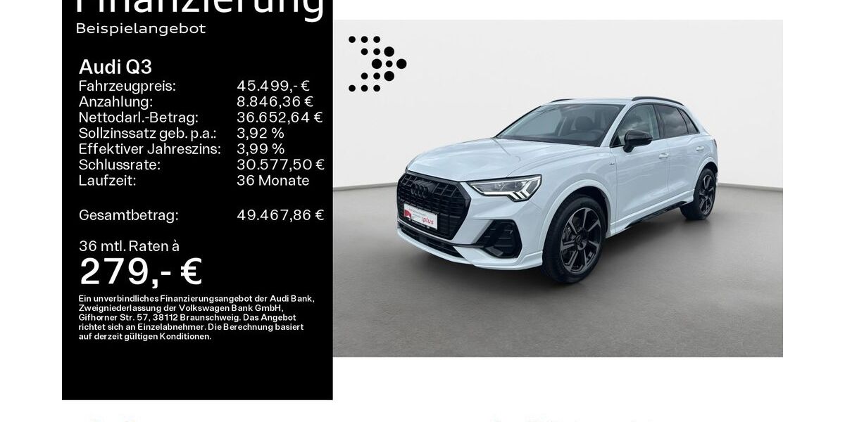 Audi Q3 1.800 km 45.499 &euro; Hanau 63452