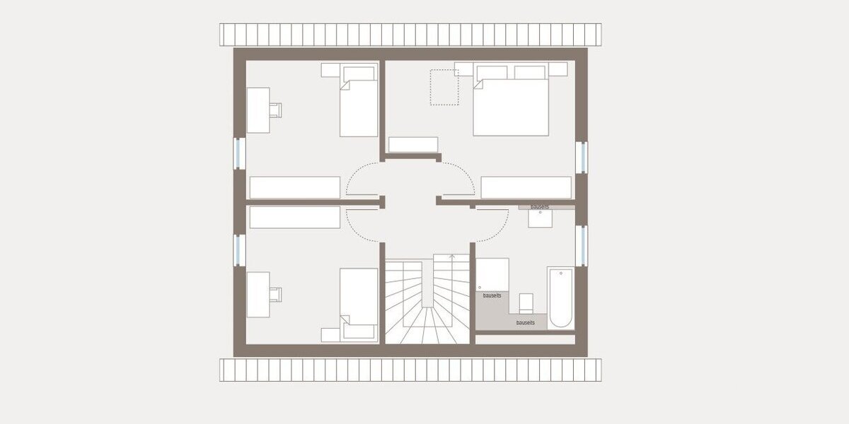 Projektiertes Einfamilienhaus mit Keller in Mainhausen mit Mainblick technikfertig - Einfamilienhaus Mainhausen Mainflingen | Angebot:27284935