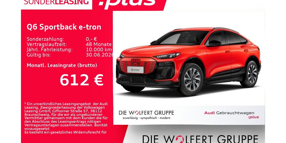Audi Q6 e-tron 11.557 km 65.390 &euro; Großwallstadt 63868