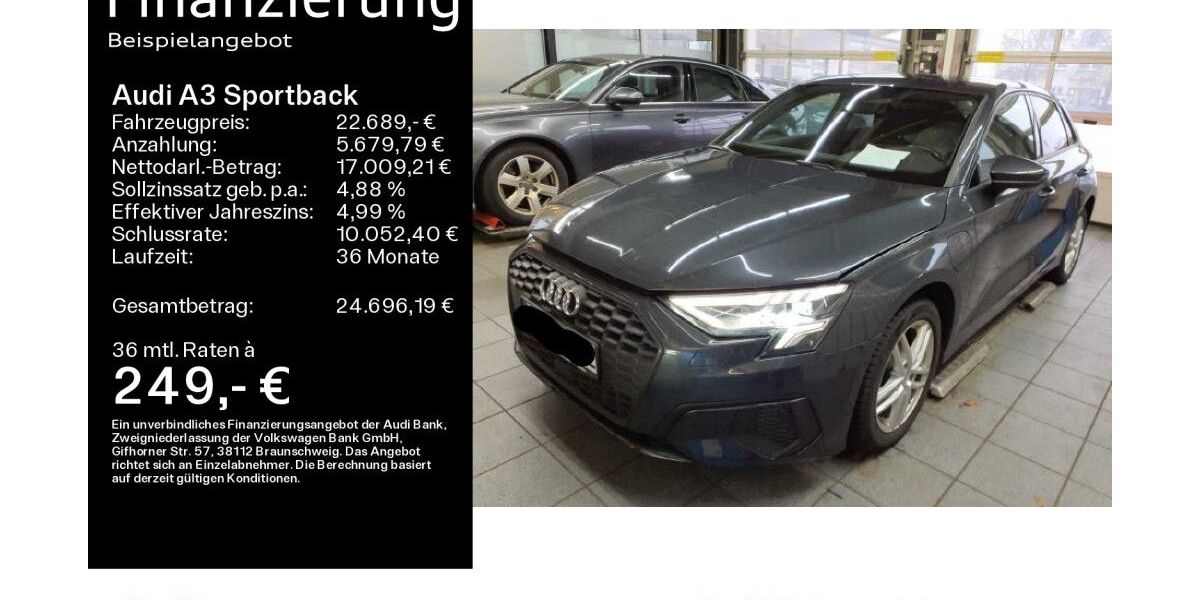 Audi A3 85.380 km 22.289 &euro; Hanau 63452