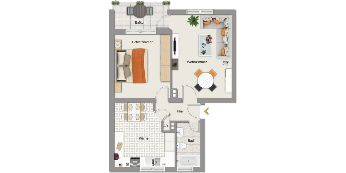 albero:) schön gelegen und gut geschnitten... - Etagenwohnung Hainburg Hainstadt | Angebot:18978469