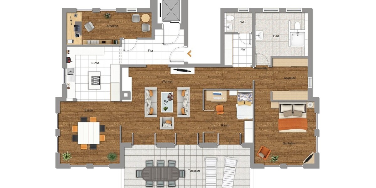 albero:) LebensArt mitten in der Stadt - 3 oder 4 Zimmer! - Terrassenwohnung Seligenstadt | Angebot:27270573