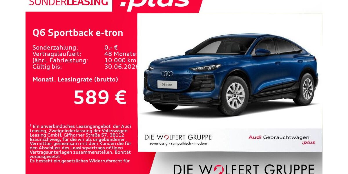 Audi Q6 e-tron 8.858 km 62.735 &euro; Großwallstadt 63868