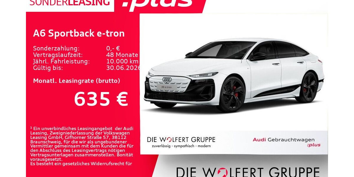Audi A6 e-tron 9.778 km 67.245 &euro; Großwallstadt 63868