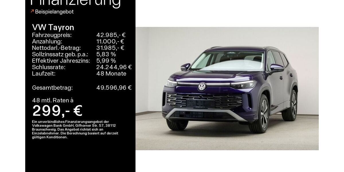VW Tayron 4.900 km 42.985 &euro; Mühlheim 63165