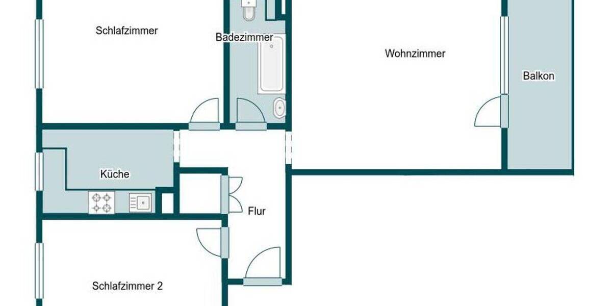 Etagenwohnung Rodgau Nieder-Roden - 3 Zimmer, 72 m&sup2;, 185.000&euro; | Angebot:26826128