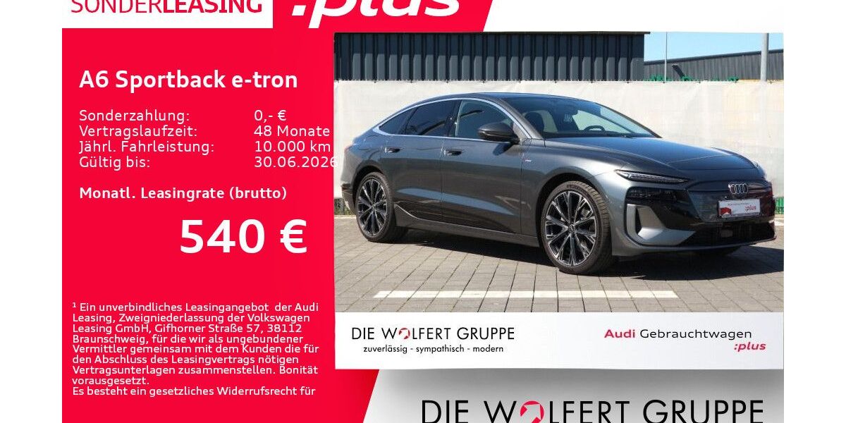 Audi A6 e-tron 5.488 km 56.390 &euro; Großwallstadt 63868