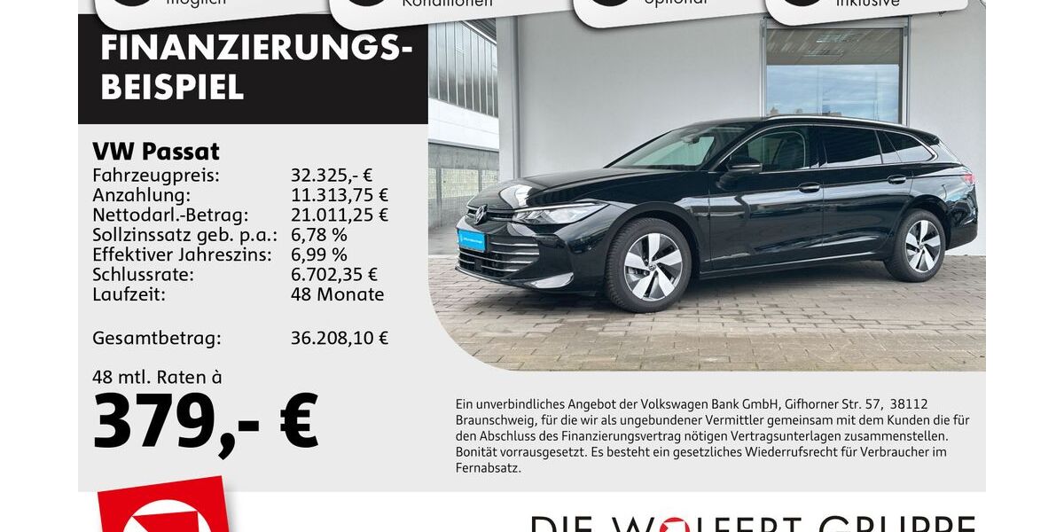 VW Passat Variant 25.700 km 32.325 &euro; Buergstadt 63927