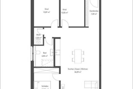 Wohnung Aschaffenburg Innenstadt - 4 Zimmer, 105 m&sup2;, 468.900&euro; | Angebot:25747509