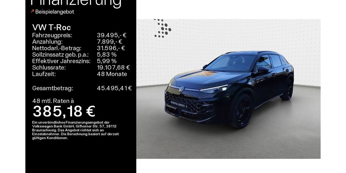 VW T-Roc 1.500 km 39.495 &euro; Linsengericht 63589