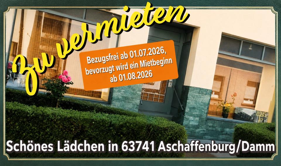 Gewerbeobjekt Aschaffenburg Damm - 600&euro; | Angebot:26577429