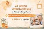 Etagenwohnung Aschaffenburg Damm - 2.5 Zimmer, 63 m&sup2;, 490&euro; | Angebot:26021055