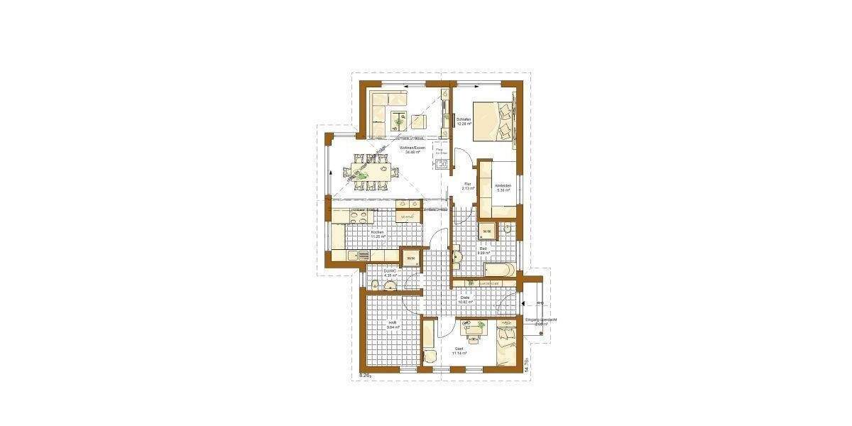 Bungalow Freudenberg - 3 Zimmer, 111 m&sup2;, 478.000&euro; | Angebot:25836102