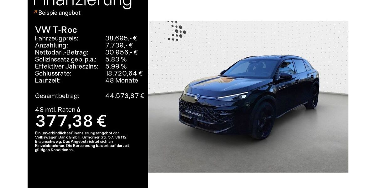 VW T-Roc 3.900 km 38.295 &euro; Linsengericht 63589