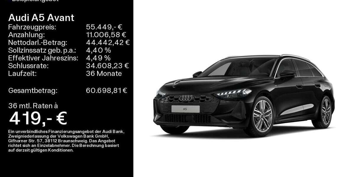 Audi A5 12.100 km 55.449 &euro; Linsengericht 63589