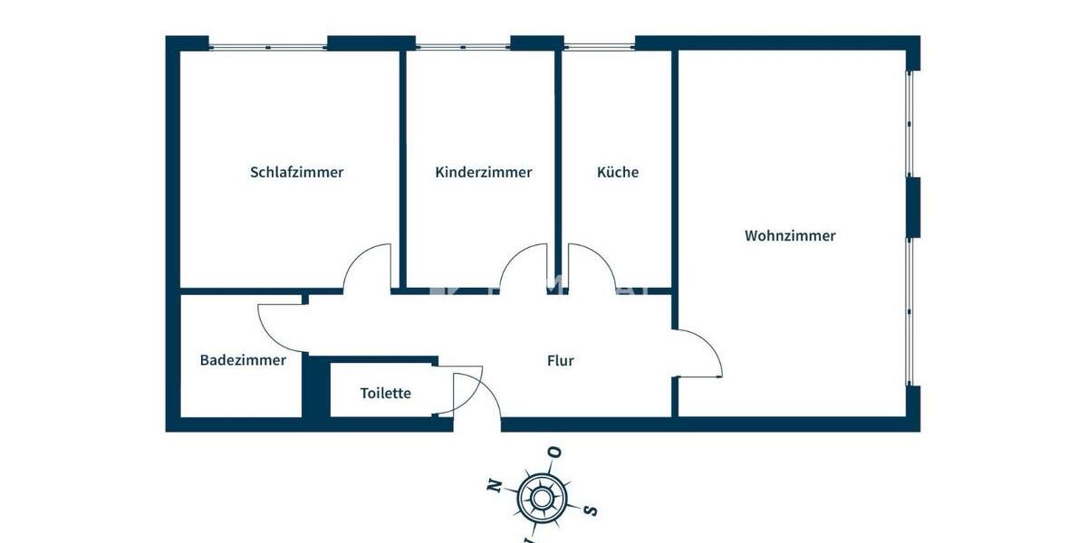 Etagenwohnung Hanau - 3 Zimmer, 70 m&sup2;, 195.000&euro; | Angebot:26334884