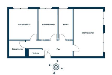 Wohnung Hanau - 3 Zimmer, 70 m&sup2;, 195.000&euro; | Angebot:26334884