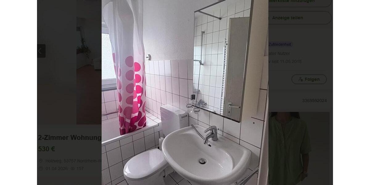 Etagenwohnung Rodgau - 2 Zimmer, 57 m&sup2;, 650&euro; | Angebot:25997867