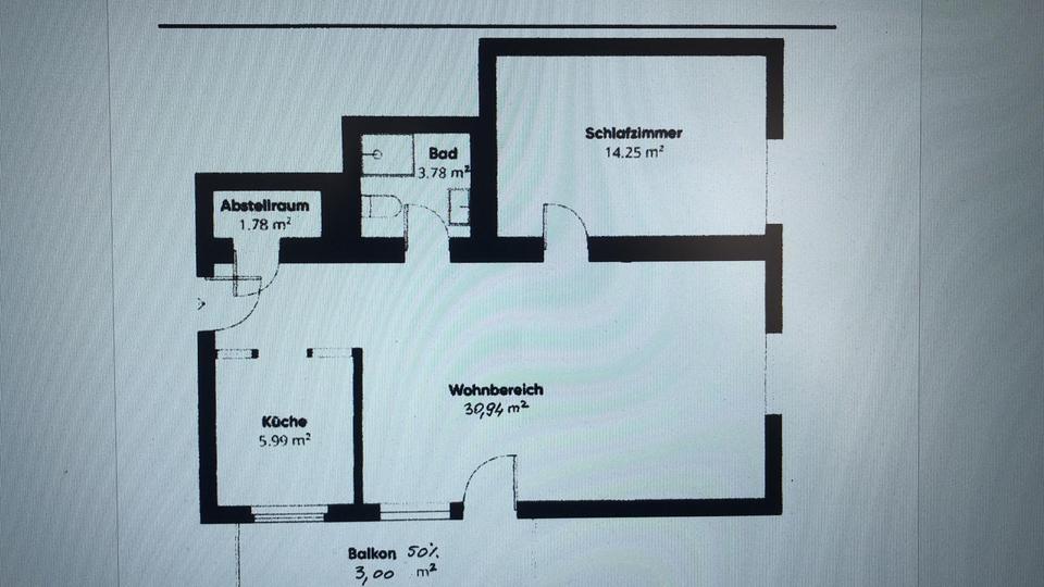 Etagenwohnung Aschaffenburg Damm - 2 Zimmer, 59 m&sup2;, 208.000&euro; | Angebot:26396681